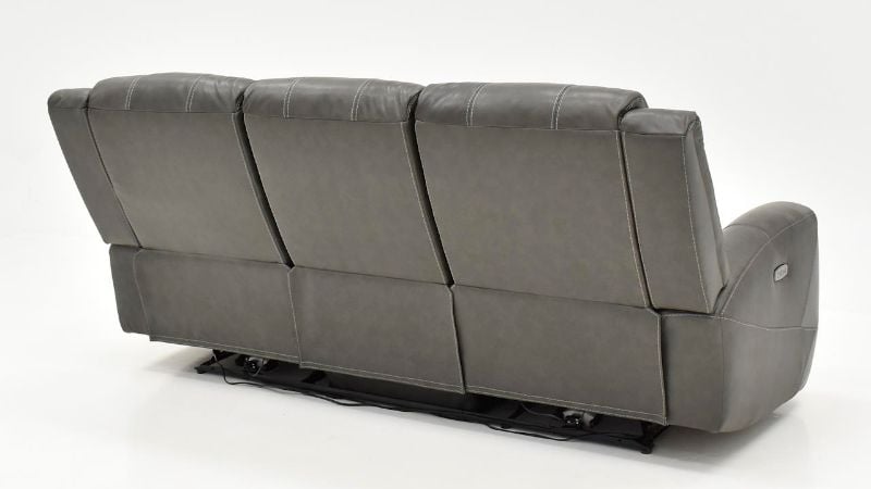 Picture of Hayley Leather Power Sofa - Gray