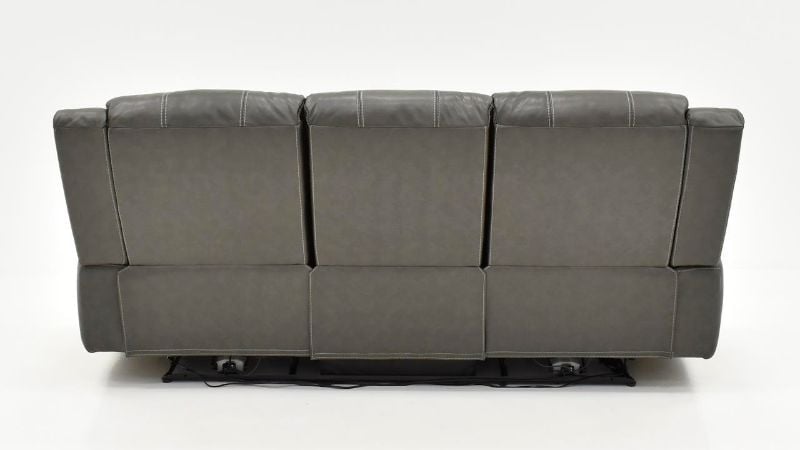 Picture of Hayley Leather Power Sofa - Gray