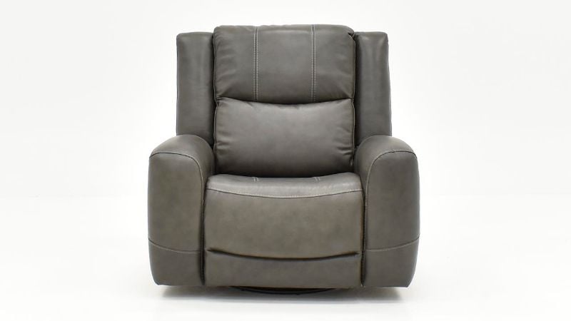 Picture of Hayley Leather Power Sofa Set - Gray