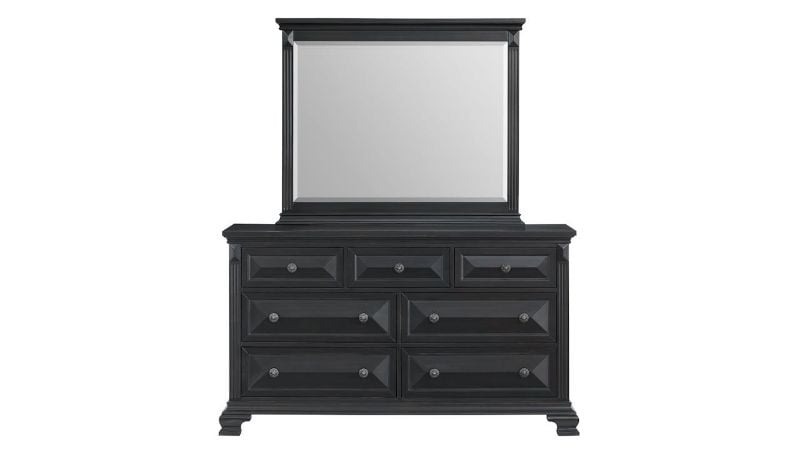 Picture of Bridgestone Dresser & Mirror - Black