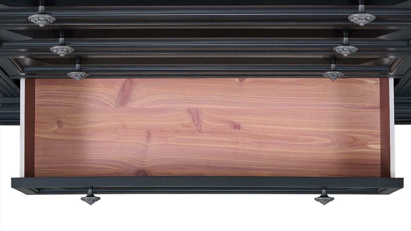 Picture of Bridgestone Dresser with Mirror - Black