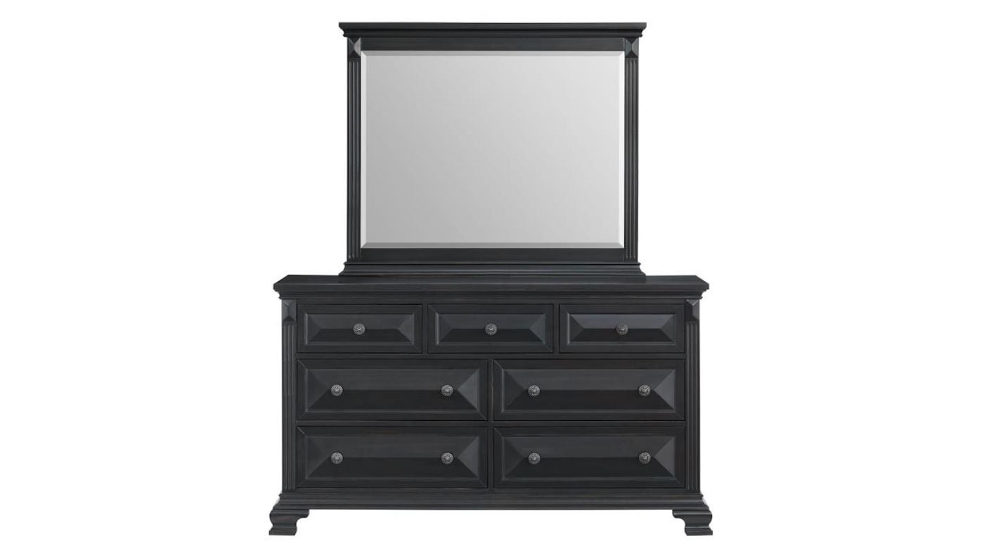 Picture of Bridgestone Queen Panel Bedroom Set - Black