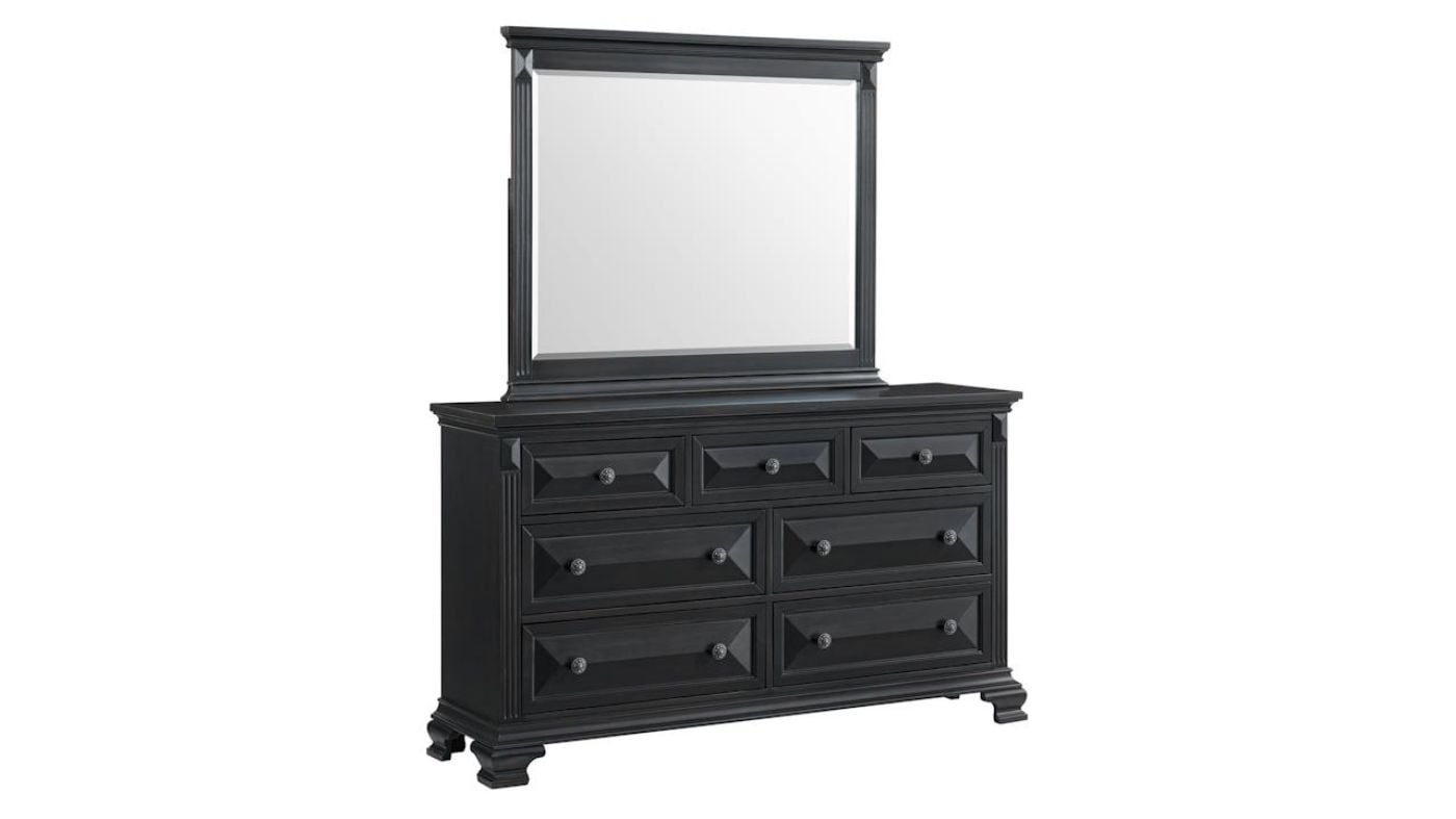 Picture of Bridgestone King Panel Bedroom Set - Black