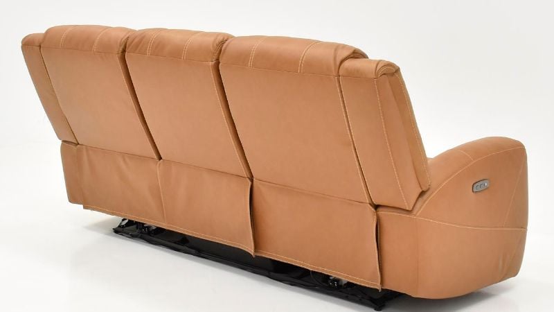 Picture of Hayley Leather Power Sofa - Brown