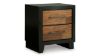 Picture of Kraeburn Nightstand - Black with Wood Accent
