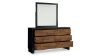 Picture of Kraeburn Queen Bedroom Set - Black with Wood Accent