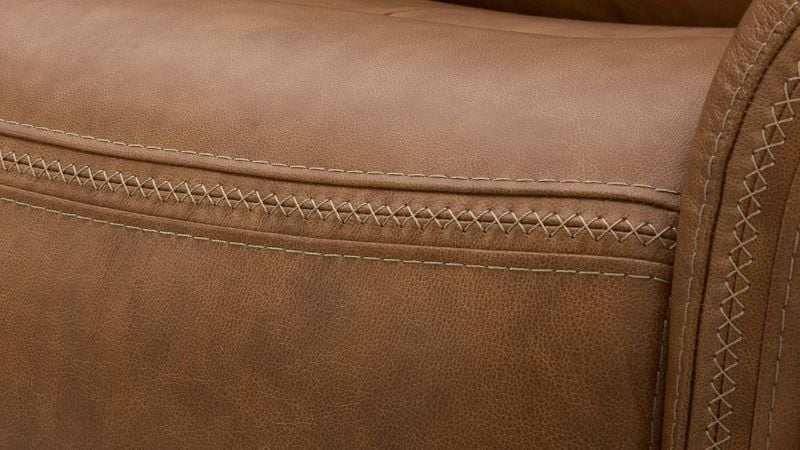 Picture of Cooper Power Leather Recliner - Camel