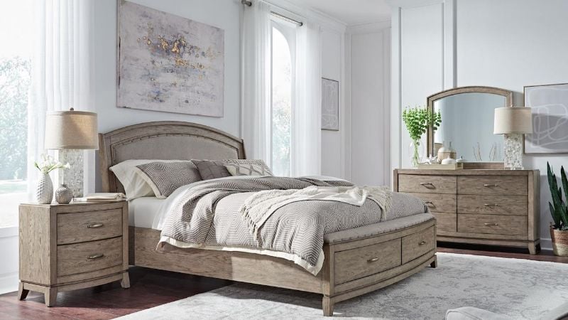 Picture of Avalon Storage Bedroom Set - Beige