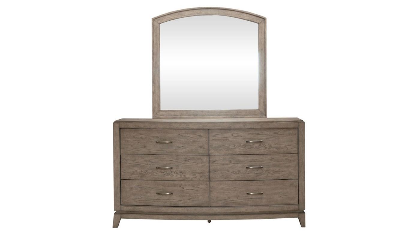 Picture of Avalon Dresser with Mirror - Beige