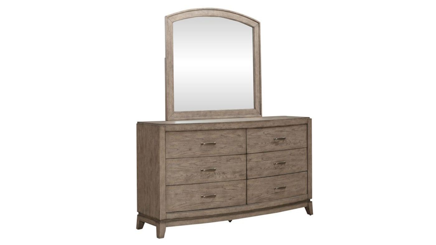 Picture of Avalon Dresser with Mirror - Beige