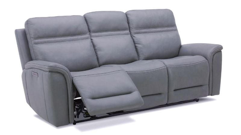 Picture of Cooper Power Leather Sofa Set - Gray