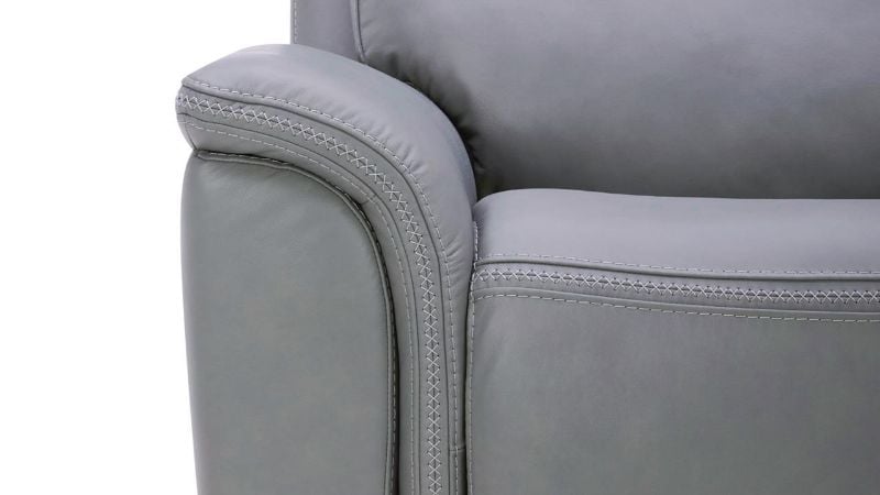 Picture of Cooper Power Leather Recliner - Gray