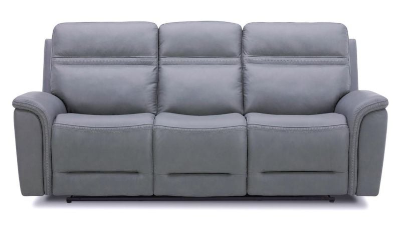 Picture of Cooper Power Leather Sofa - Gray