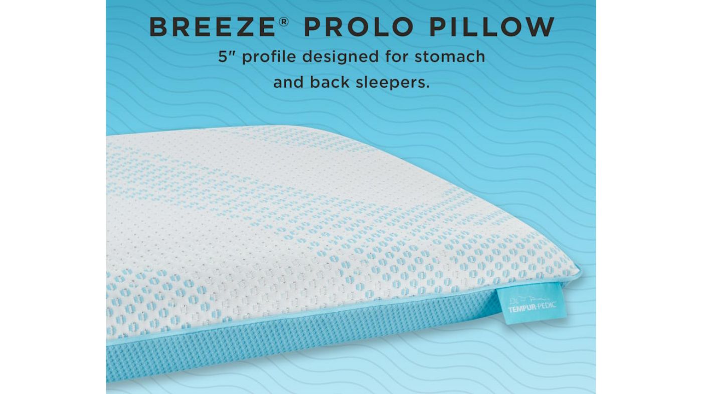 Picture of Tempur-Breeze Queen ProLo Pillow