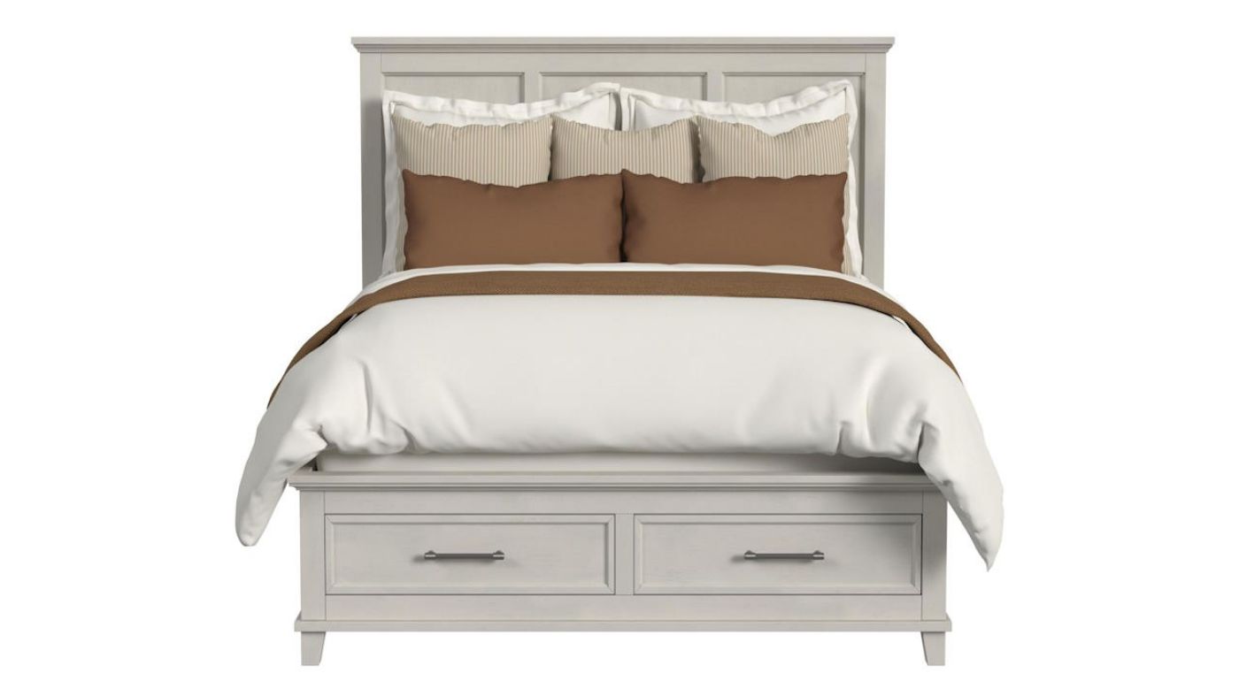 Picture of Canterbury Queen Storage Bed - White