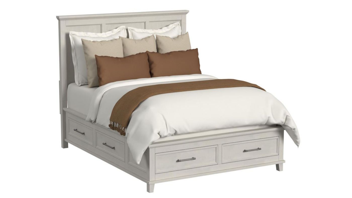 Picture of Canterbury Queen Storage Bed - White