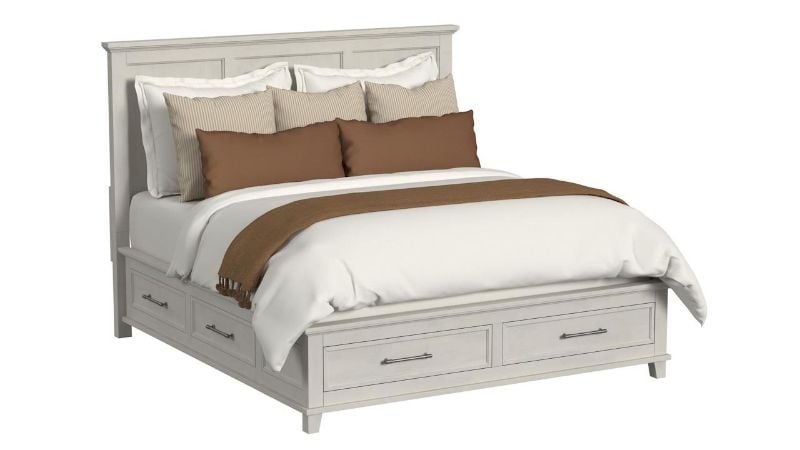 Picture of Canterbury King Storage Bed - White