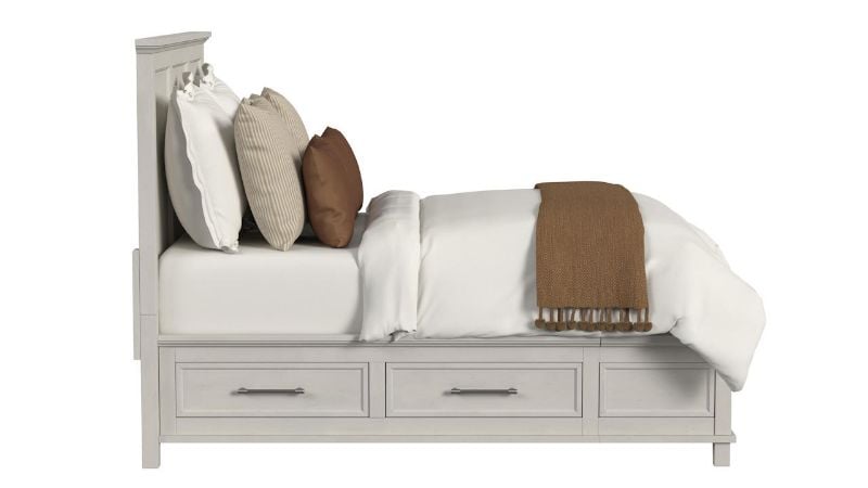 Picture of Canterbury King Storage Bed - White