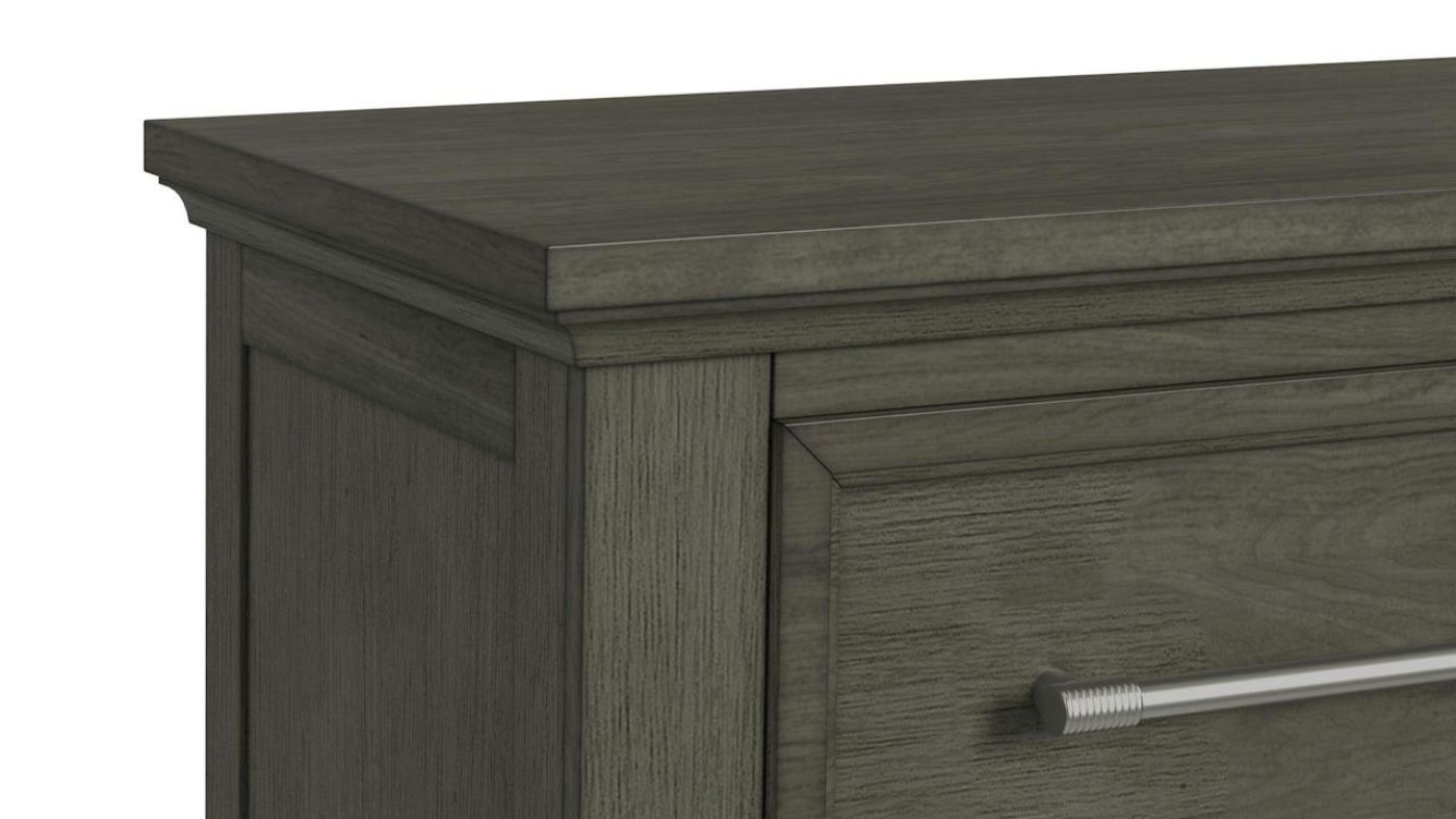 Picture of Canterbury Dresser with Mirror - Gray