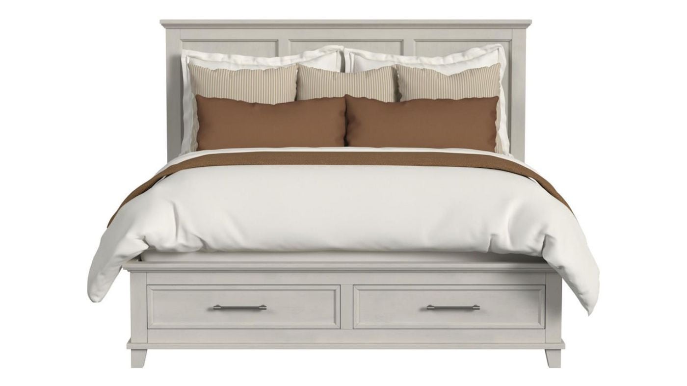 Picture of Canterbury King Storage Bedroom Set - White