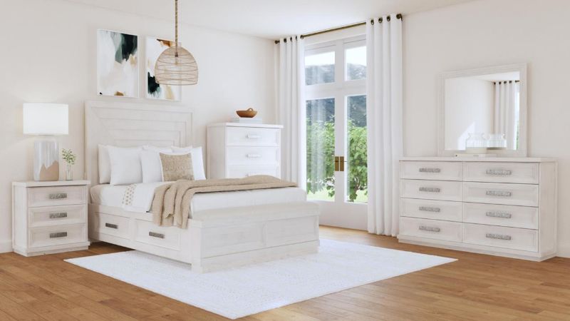 Picture of Avalanche Storage Bedroom Set - White