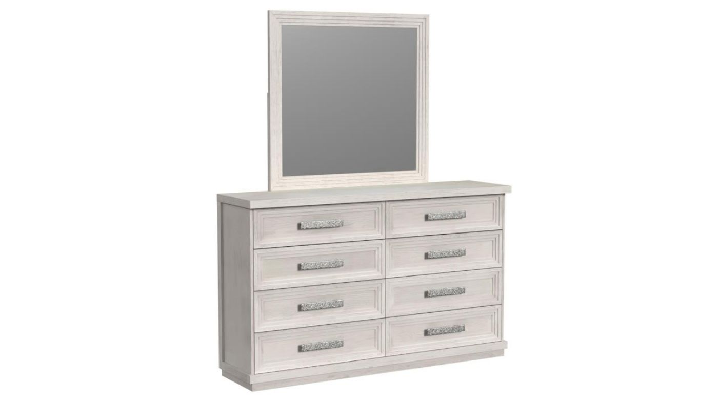 Picture of Avalanche Dresser with Mirror - White