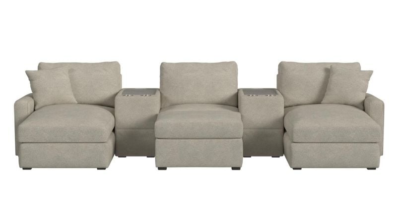 Picture of Select Modular 6-piece Theatre - Light Gray