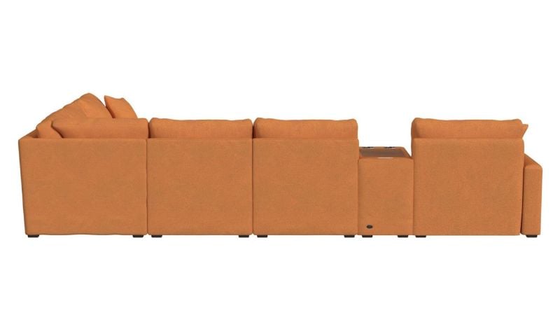 Picture of Select Modular 8-piece Sectional - Orange