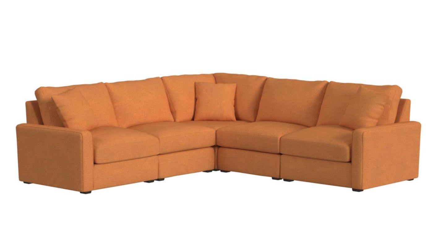 Picture of Select Modular 5-piece Sectional - Orange