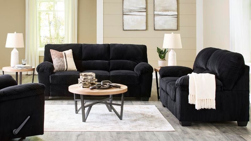 Picture of Simple Joy Sofa Set - Black