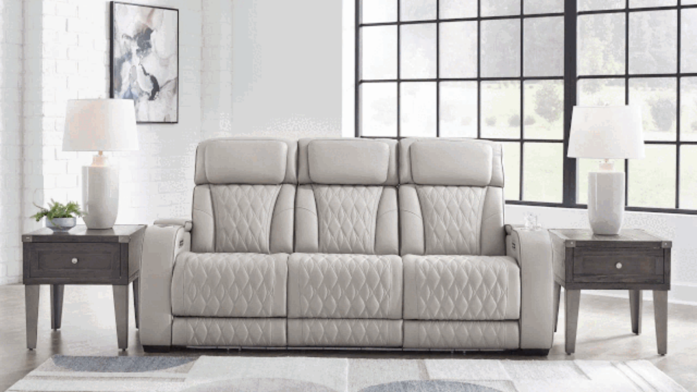 Picture of Boyington Power Leather Sofa