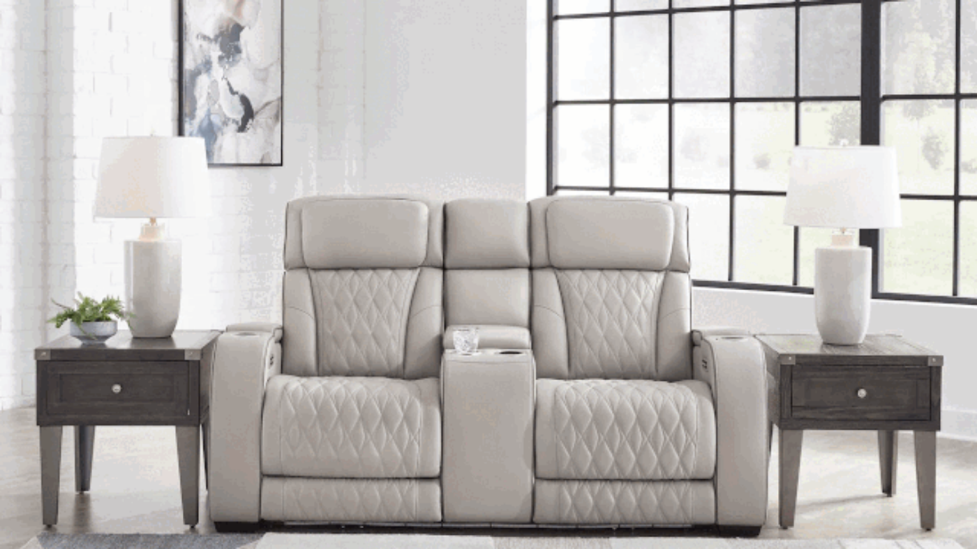Picture of Boyington Power Leather Loveseat