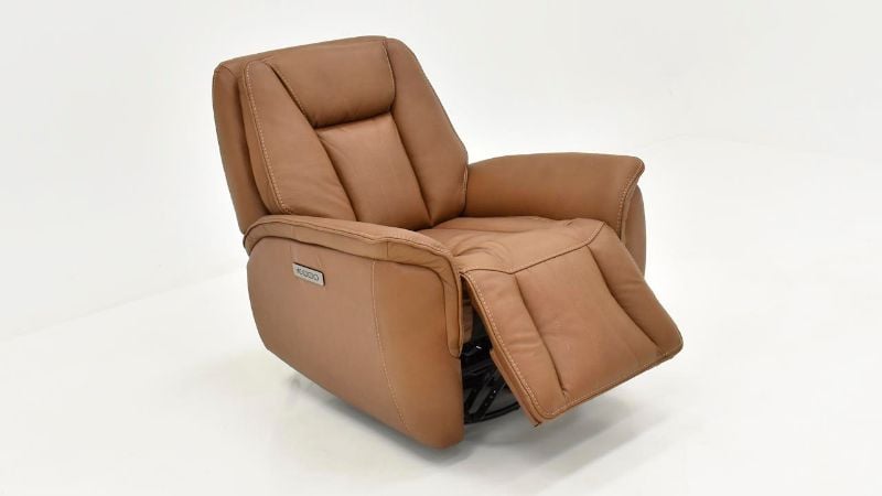 Picture of Shagbark Swivel Power Recliner - Walnut