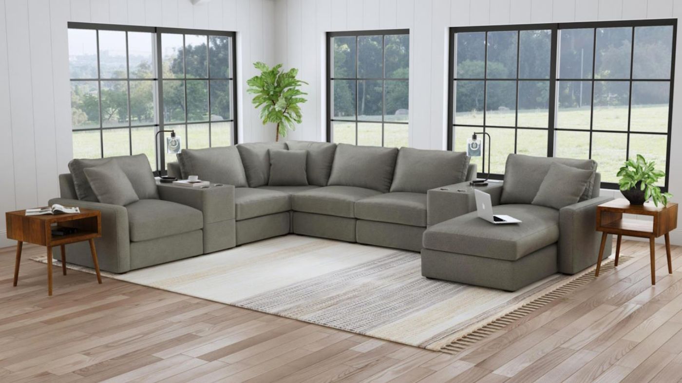 Picture of Select Modular 8-piece Sectional - Gray