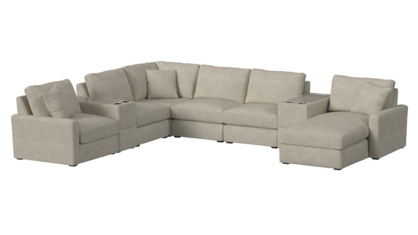 Picture of Select Modular 8-piece Sectional - Light Gray