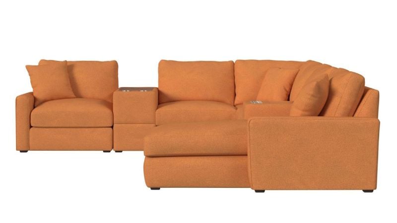 Picture of Select Modular 8-piece Sectional - Orange