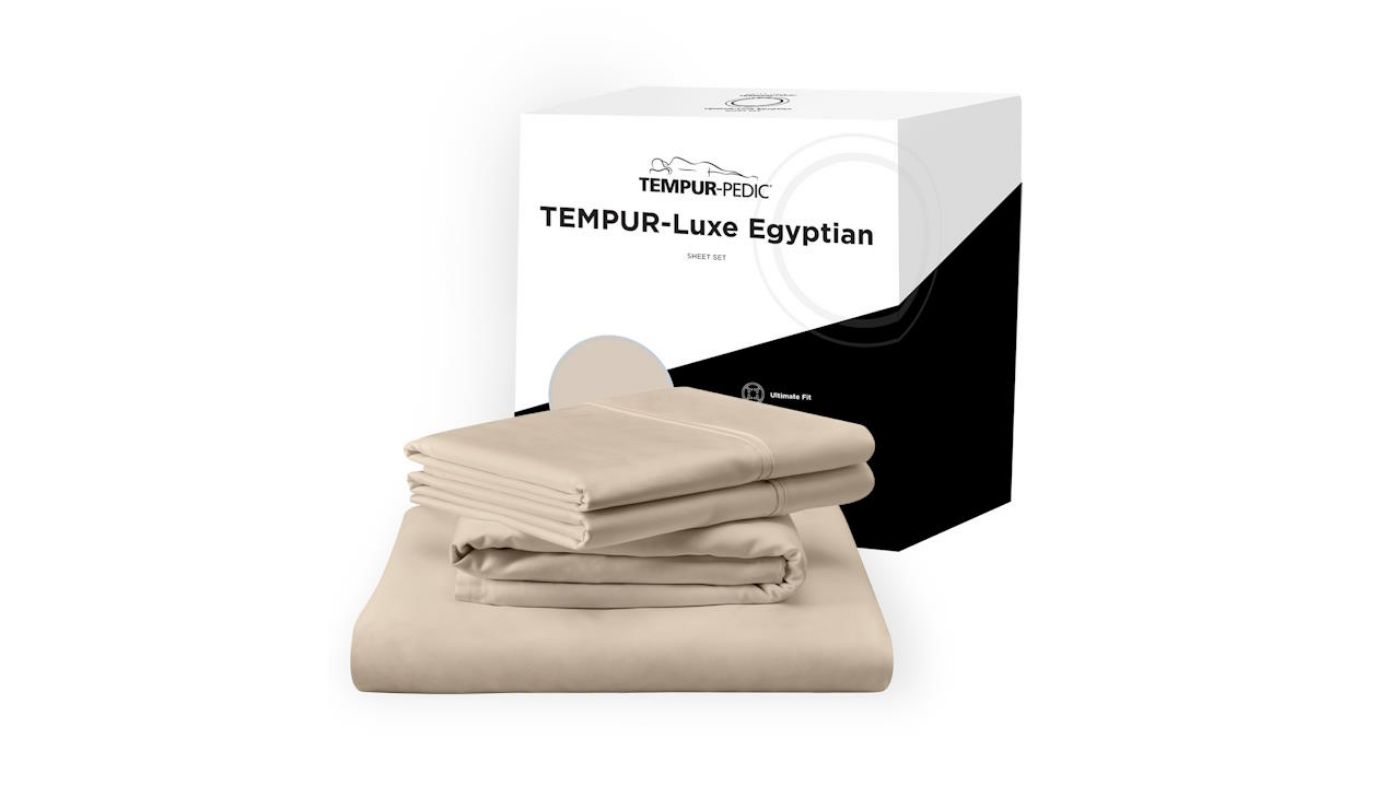 Picture of Tempur-Adapt Luxe Egyptian Queen Sheet - Sandstone