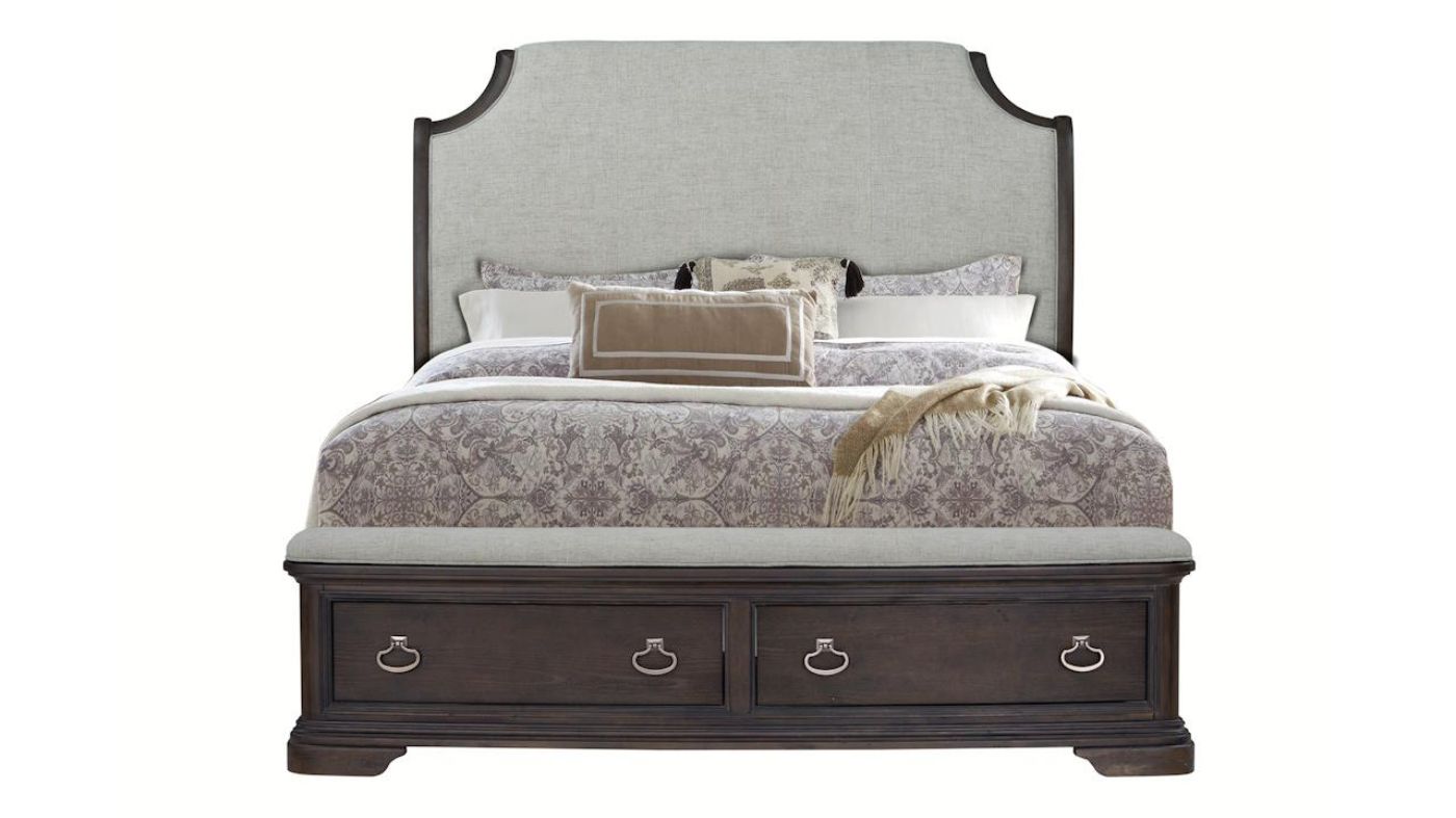 Picture of Valerie Queen Storage Bedroom Set - Brown