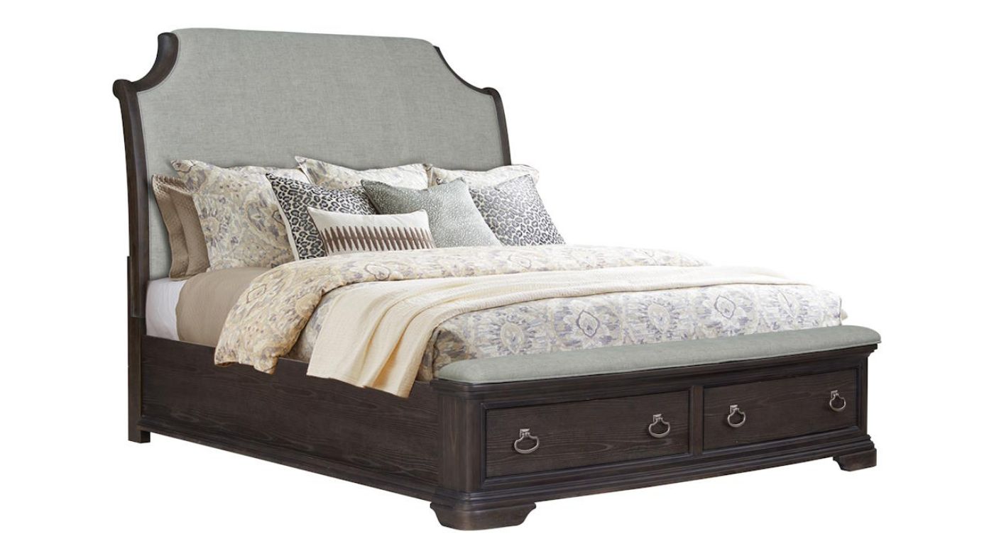 Picture of Valerie Queen Storage Bedroom Set - Brown