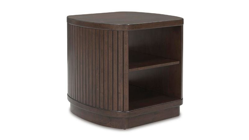 Picture of Korestone Square End Table - Brown