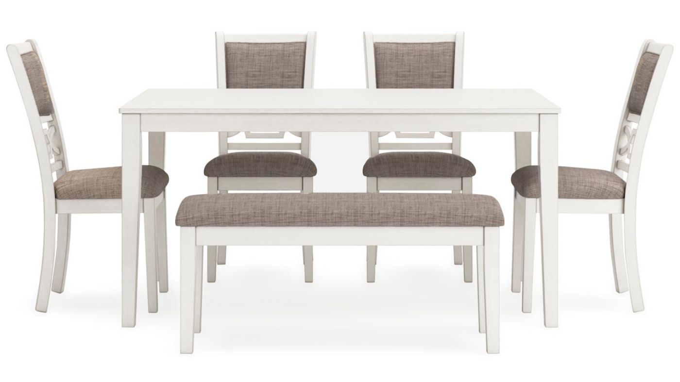 Picture of Ashlee 6-Piece Dining Set - White