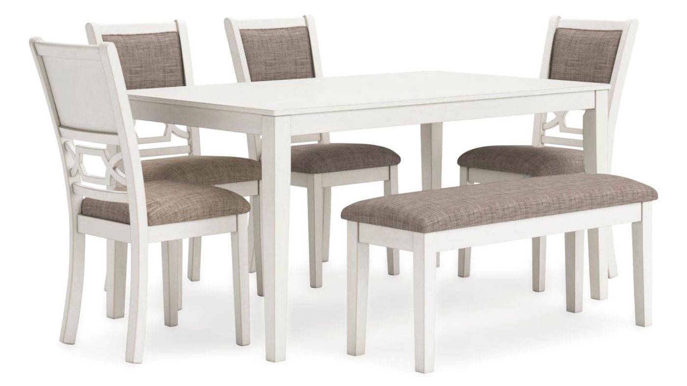 Picture of Ashlee 6-Piece Dining Set - White