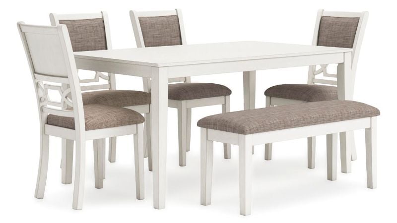 Picture of Erinberg 6-Piece Dining Set - White