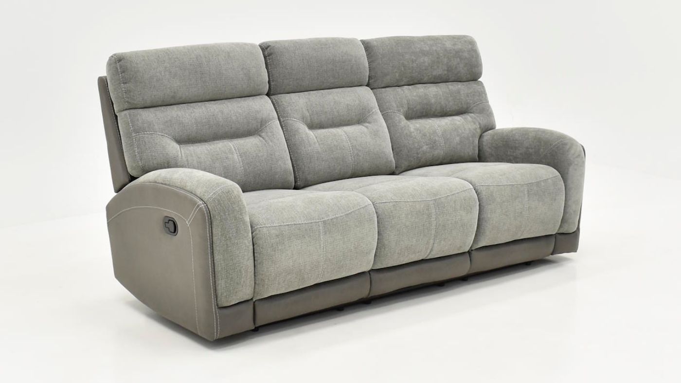 Picture of Main Street Reclining Sofa - Gray