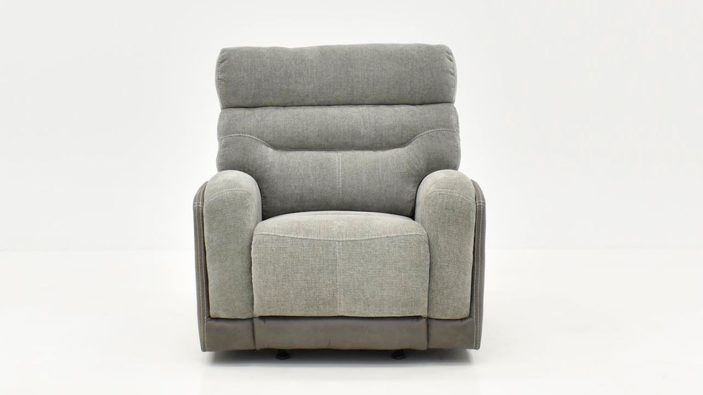Picture of Main Street Glider Recliner - Gray