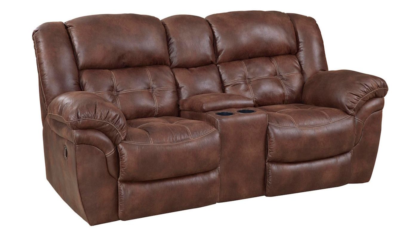 Picture of Padre Reclining Sofa Set - Brown