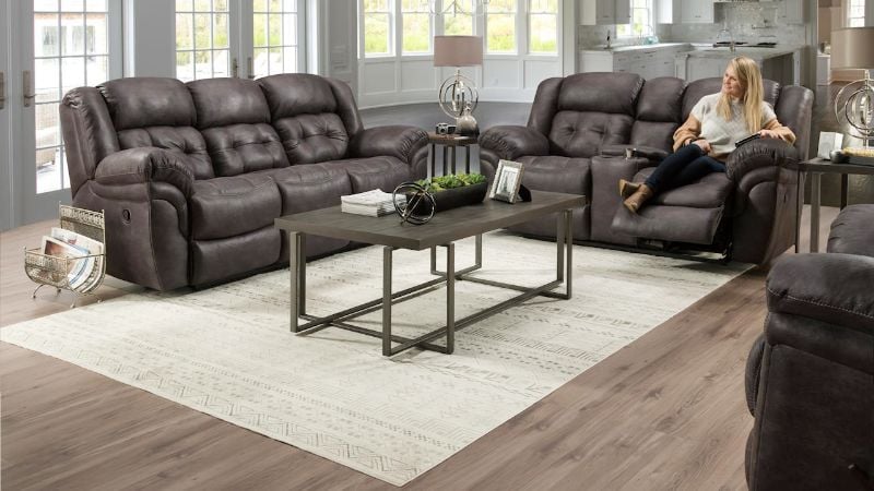 Picture of Denton POWER Reclining Sofa Set - Gray