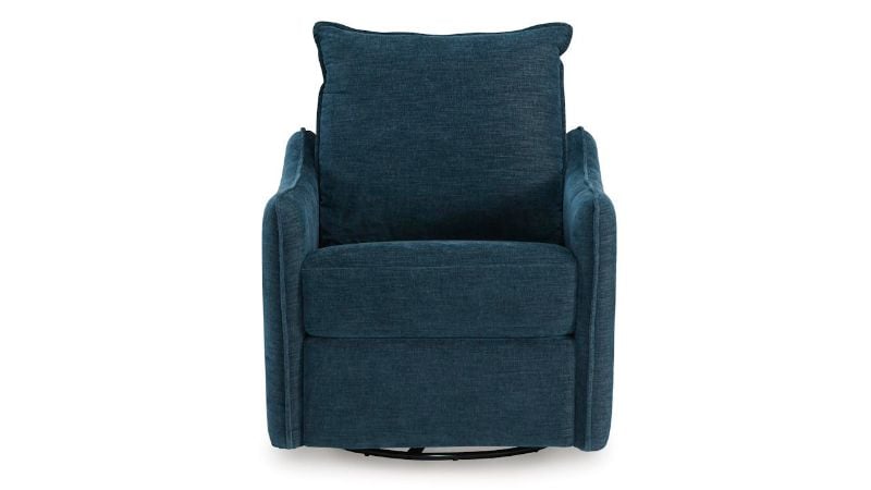 Picture of McBurg Swivel Power Recliner-Navy