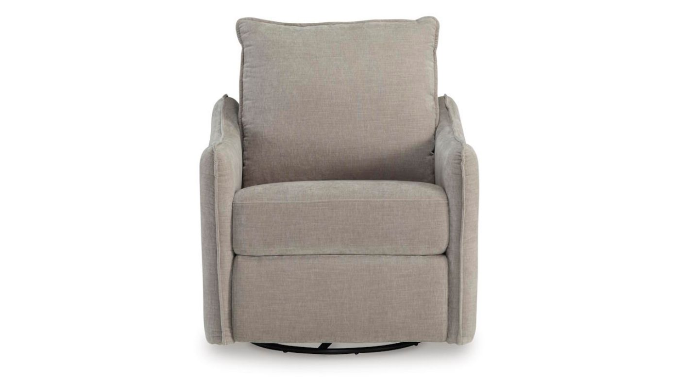 Picture of McBurg Swivel Power Recliner - Taupe