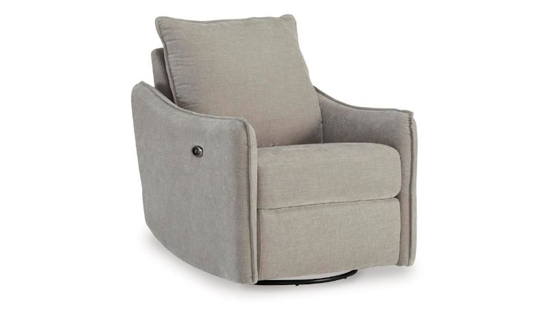 Picture of McBurg Swivel Power Recliner - Taupe